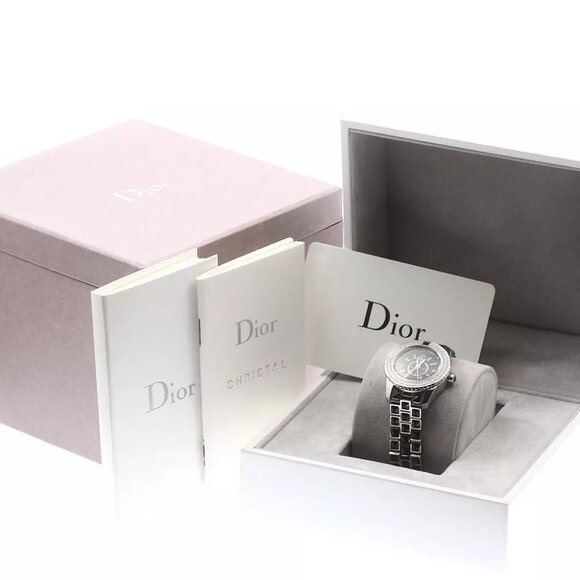 Dior crystal CD112119 diamond bezel index diamond Quartz Ladies Watch_878787 - Picture 11 of 12